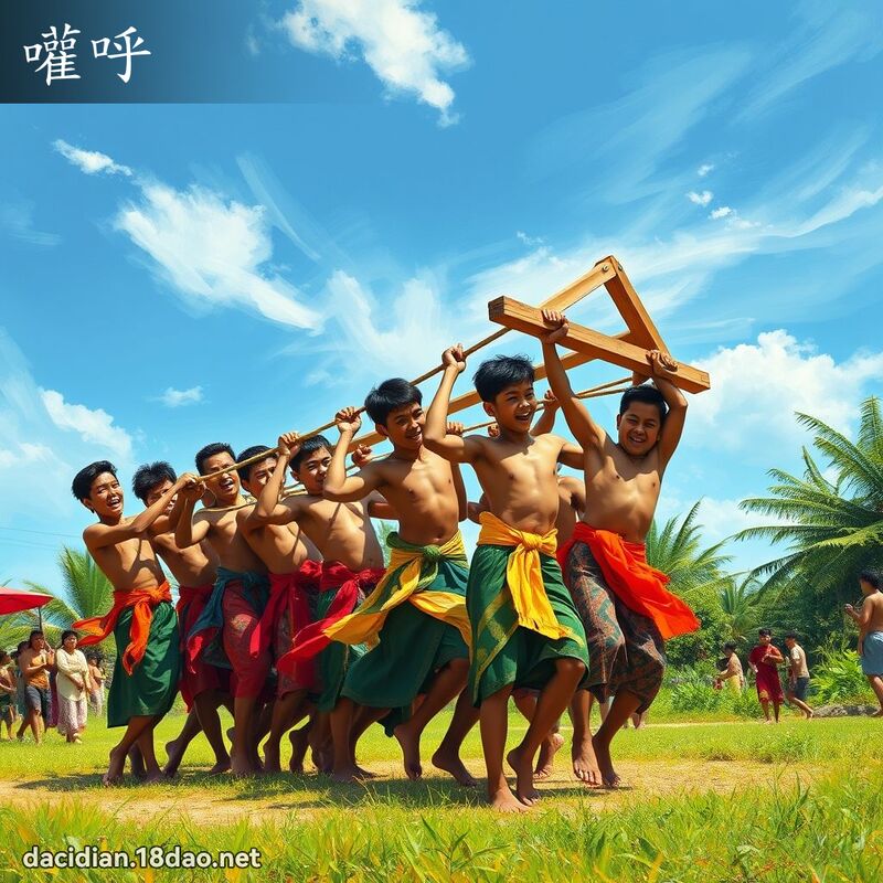 嚾呼 - 國語大辭典配圖