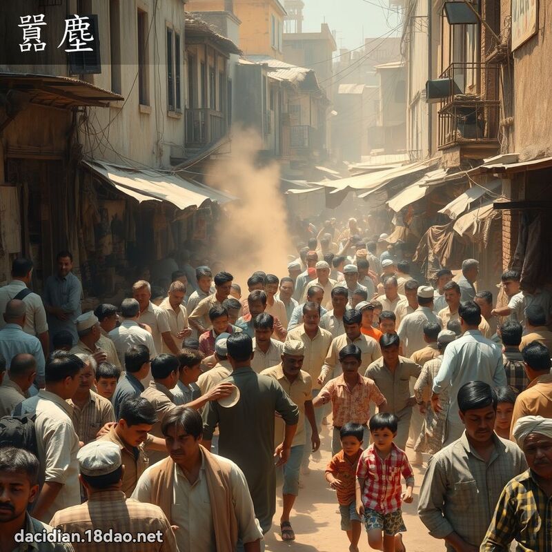 囂尘 - 国语大辞典配图
