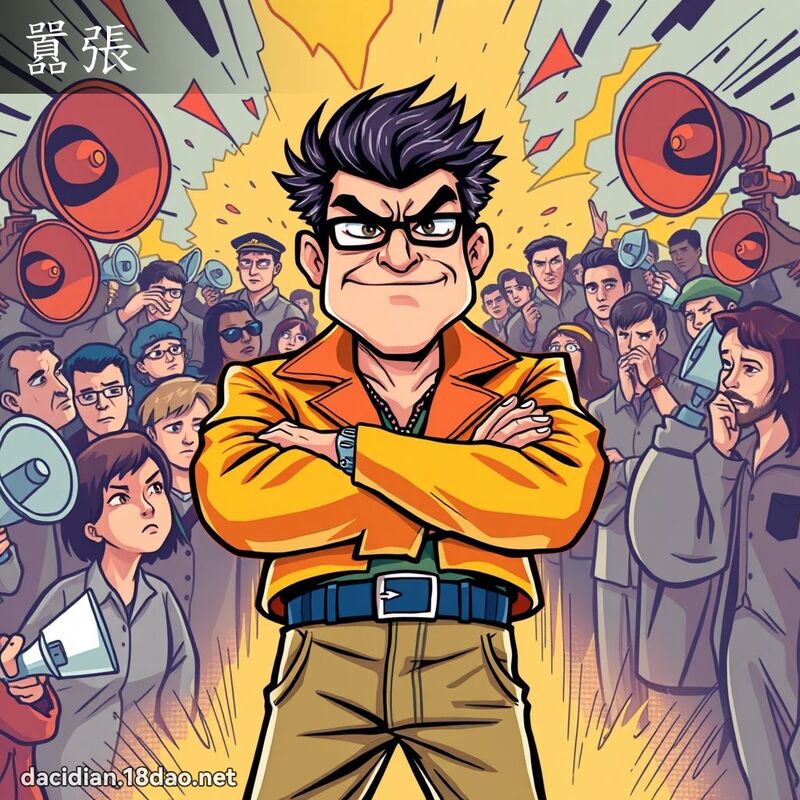囂张 - 国语大辞典配图