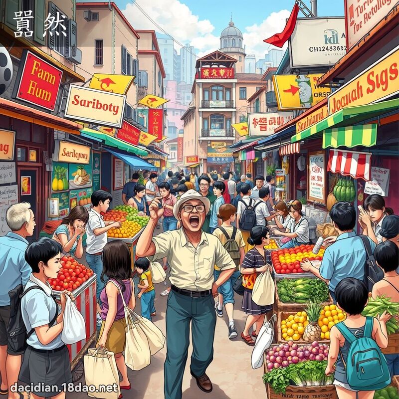 囂然 - 国语大辞典配图