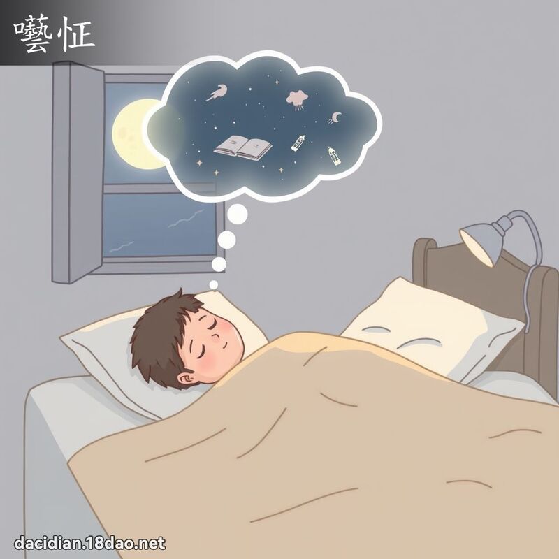 囈怔 - 國語大辭典配圖