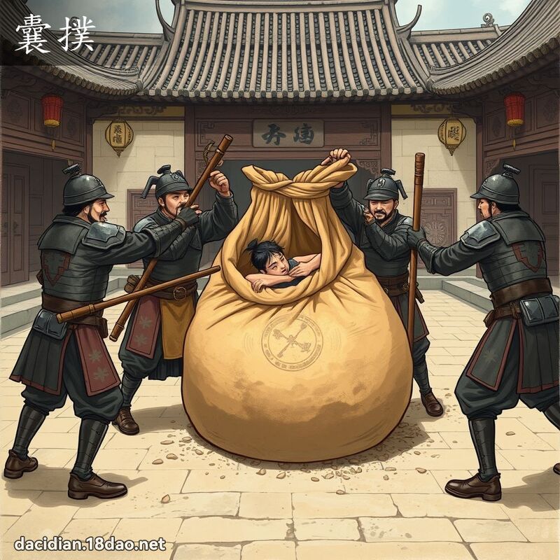 囊撲 - 國語大辭典配圖