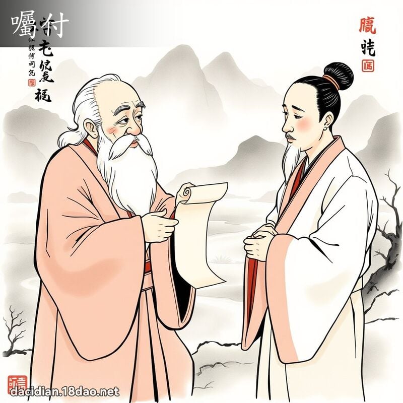 囑付 - 國語大辭典配圖