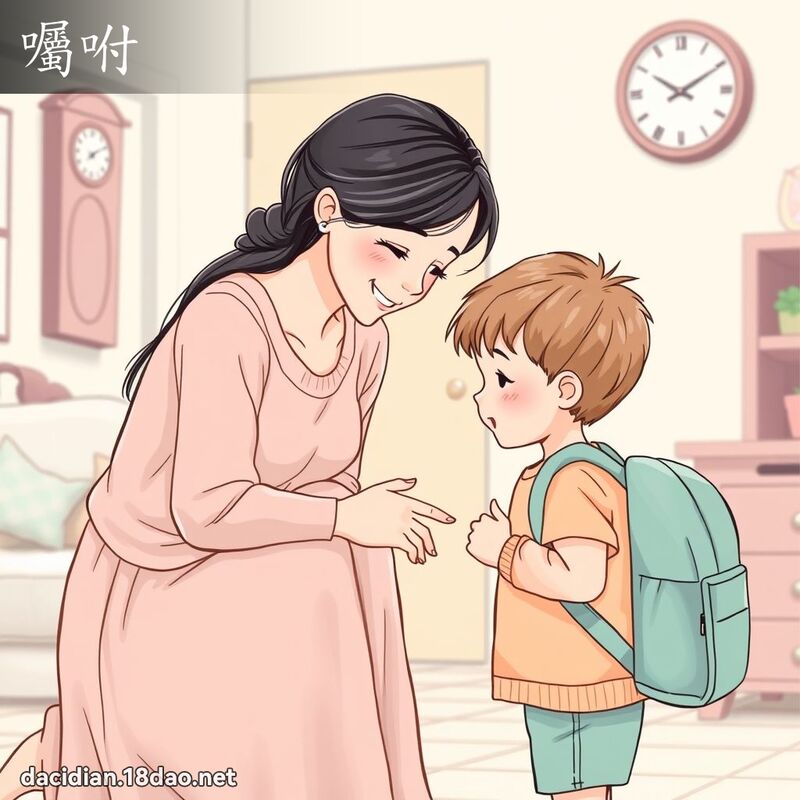嘱咐 - 国语大辞典配图