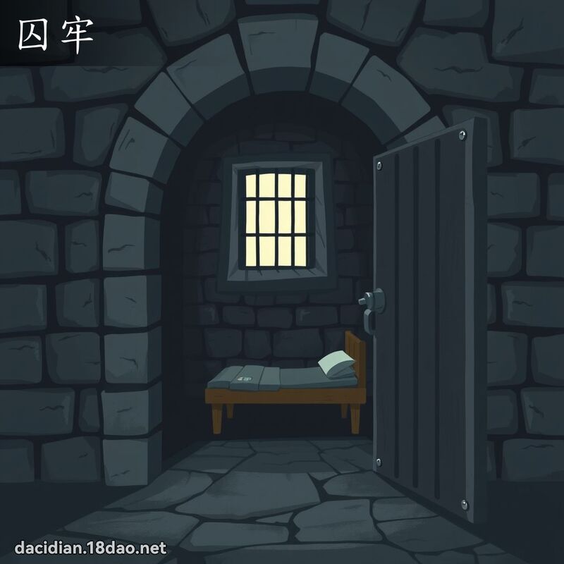 囚牢 - 国语大辞典配图