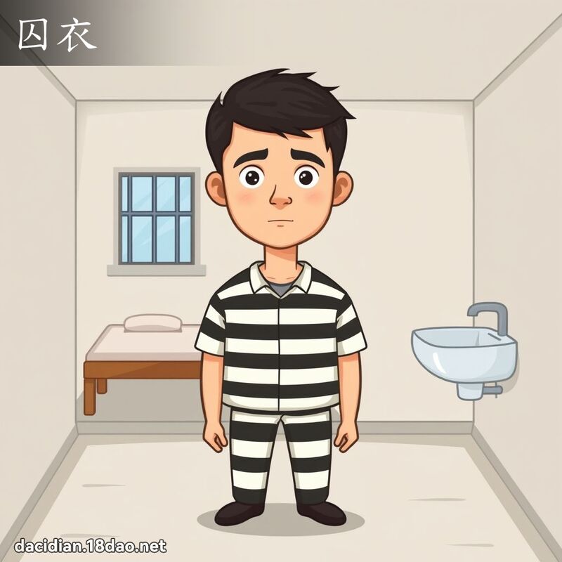囚衣 - 国语大辞典配图