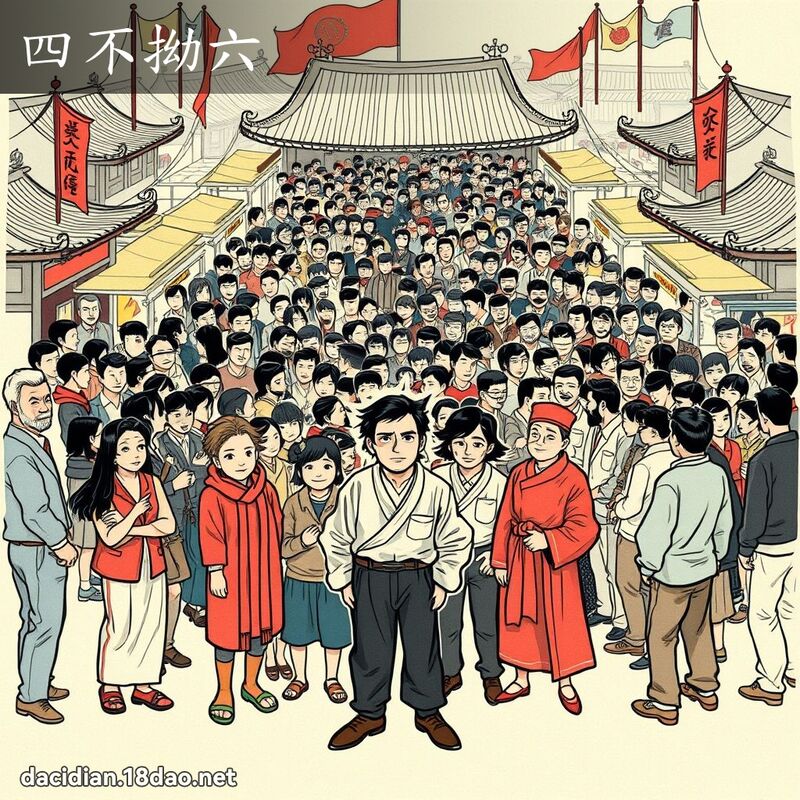 四不拗六 - 國語大辭典配圖