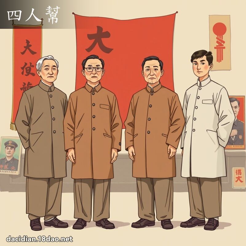 四人幫 - 國語大辭典配圖