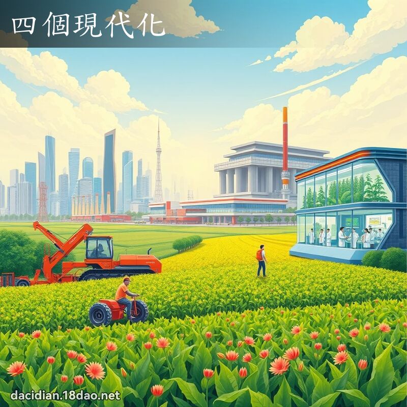 四个现代化 - 国语大辞典配图