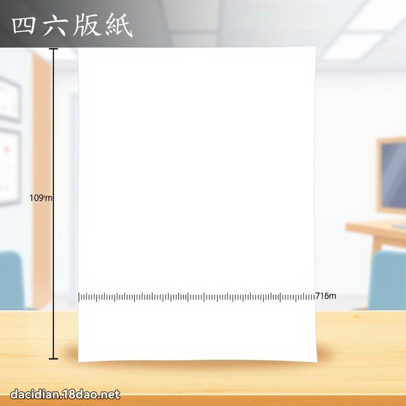 四六版纸 - 国语大辞典配图