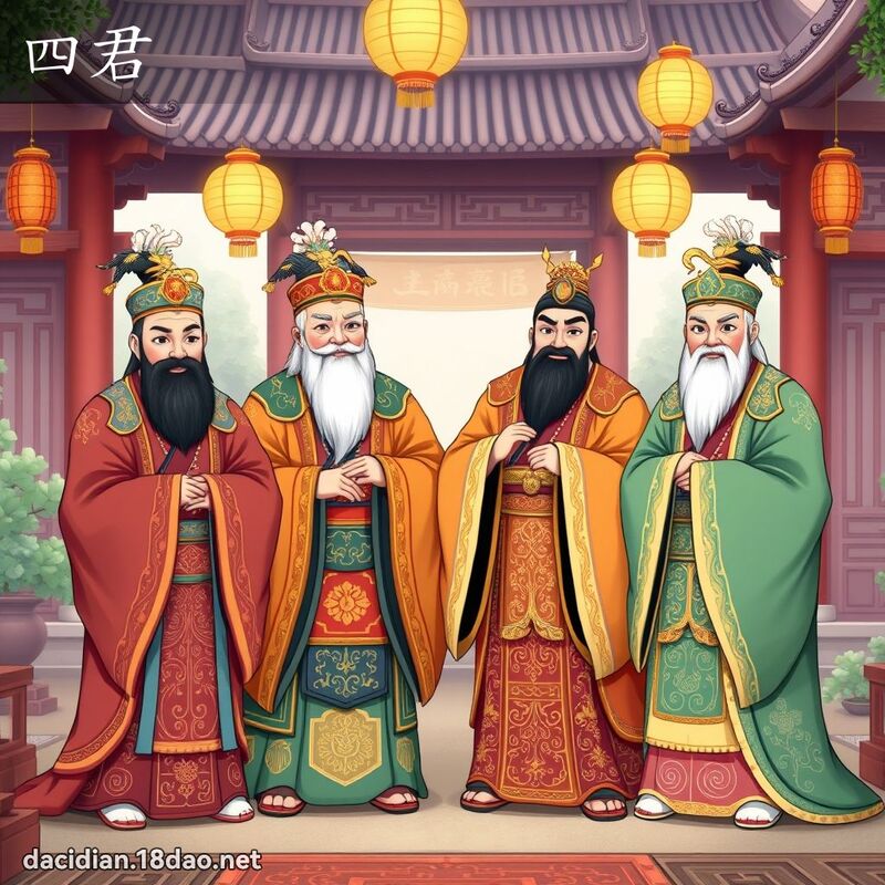 四君 - 國語大辭典配圖