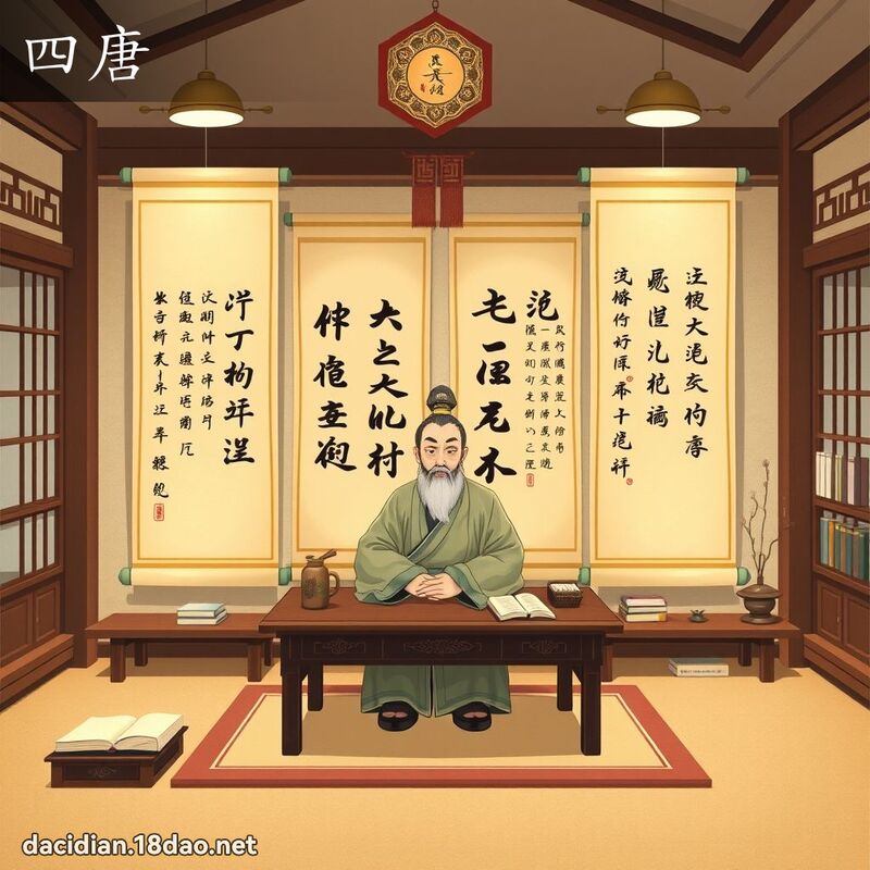四唐 - 國語大辭典配圖