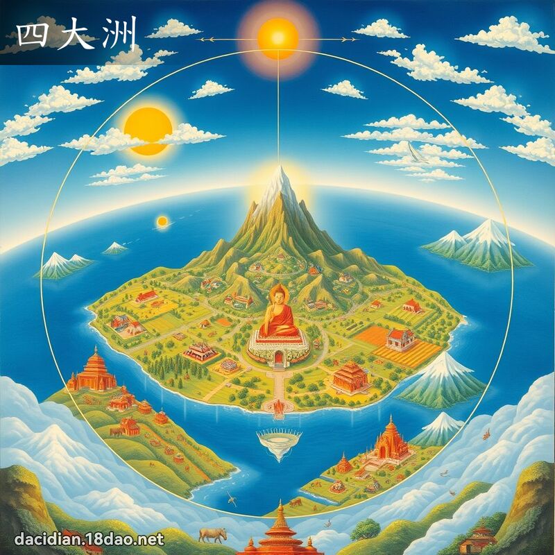 四大洲 - 国语大辞典配图