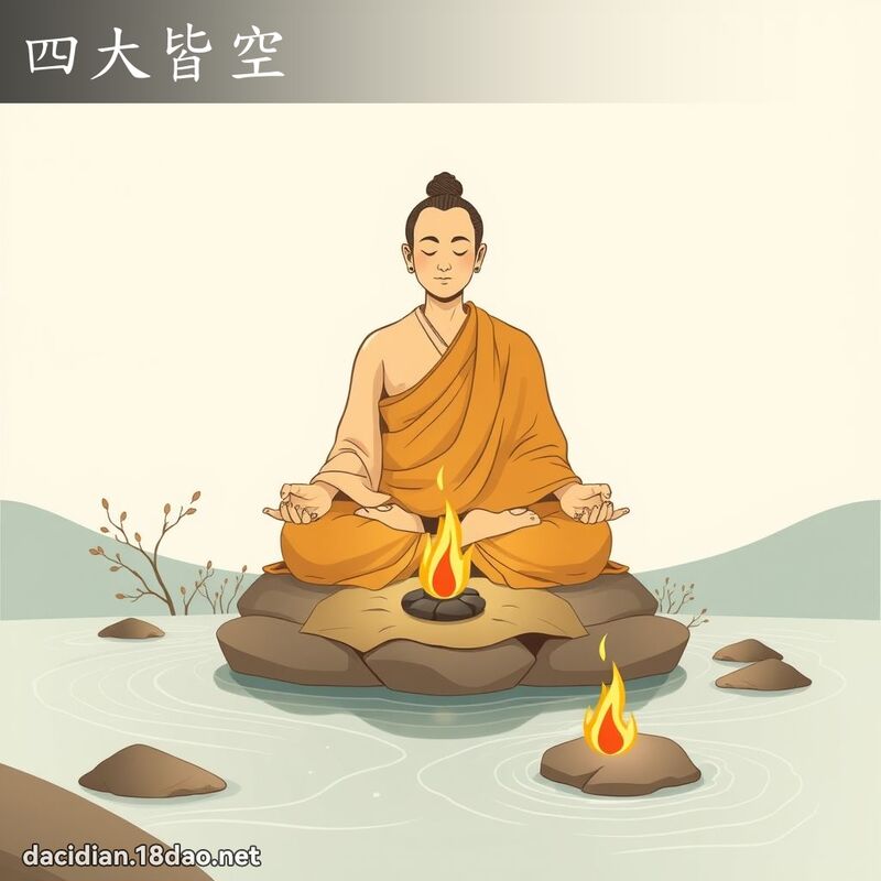 四大皆空 - 國語大辭典配圖