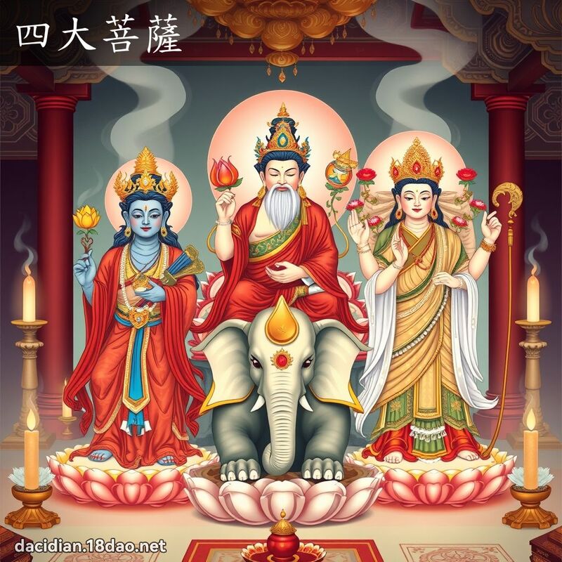 四大菩萨 - 国语大辞典配图