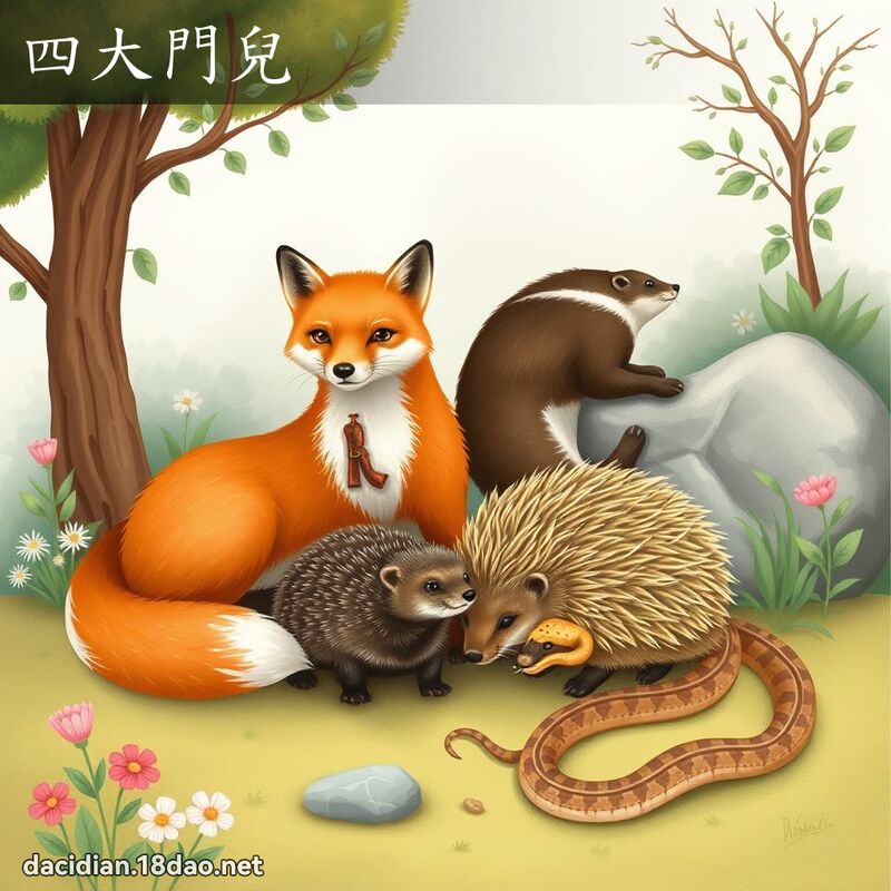 四大门儿 - 国语大辞典配图