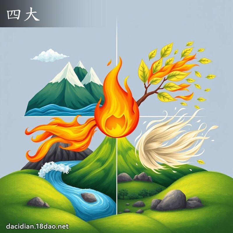 四大 - 国语大辞典配图