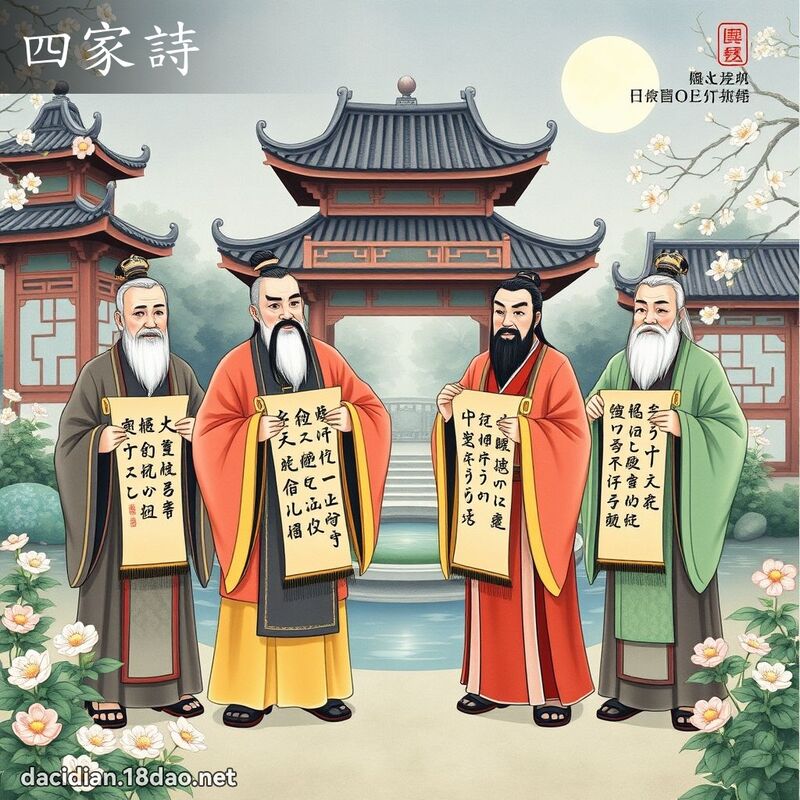 四家詩 - 國語大辭典配圖