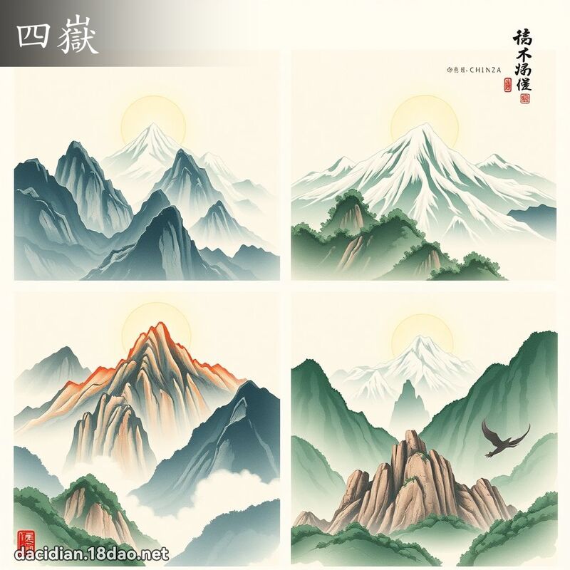 四岳 - 国语大辞典配图