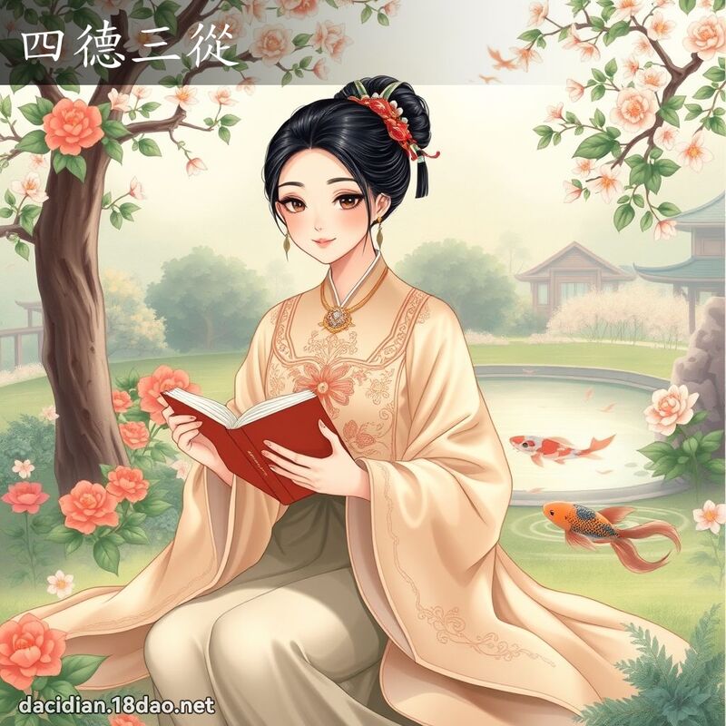 四德三從 - 國語大辭典配圖
