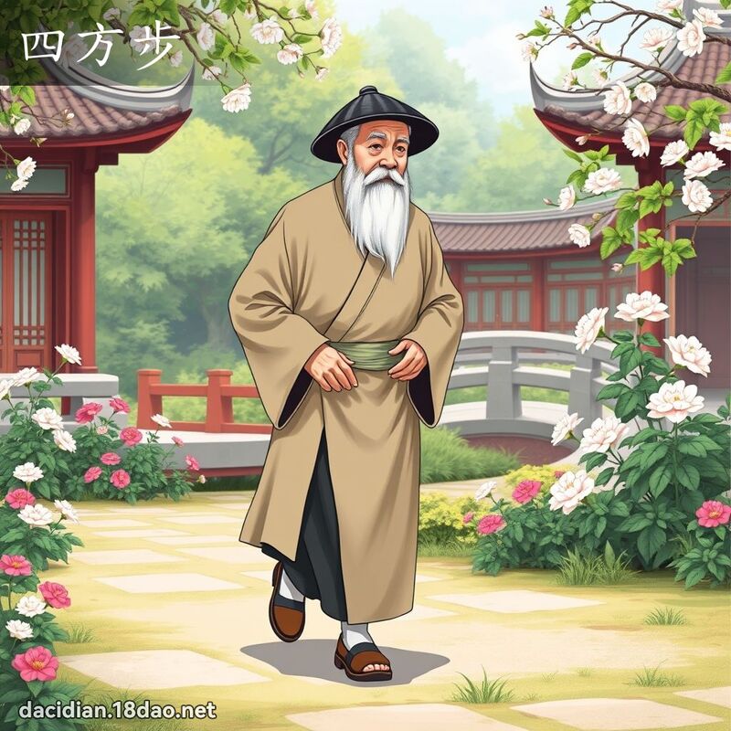 四方步 - 国语大辞典配图