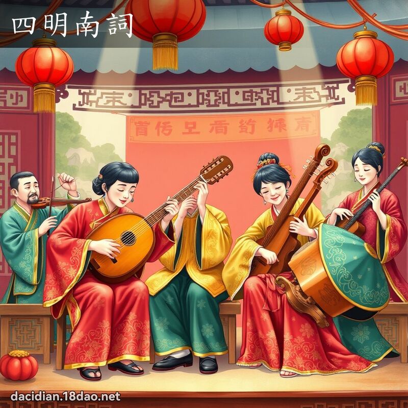 四明南词 - 国语大辞典配图
