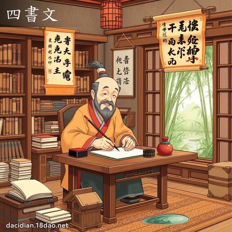 四書文 - 國語大辭典配圖