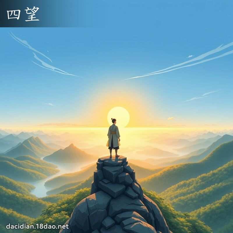 四望 - 国语大辞典配图
