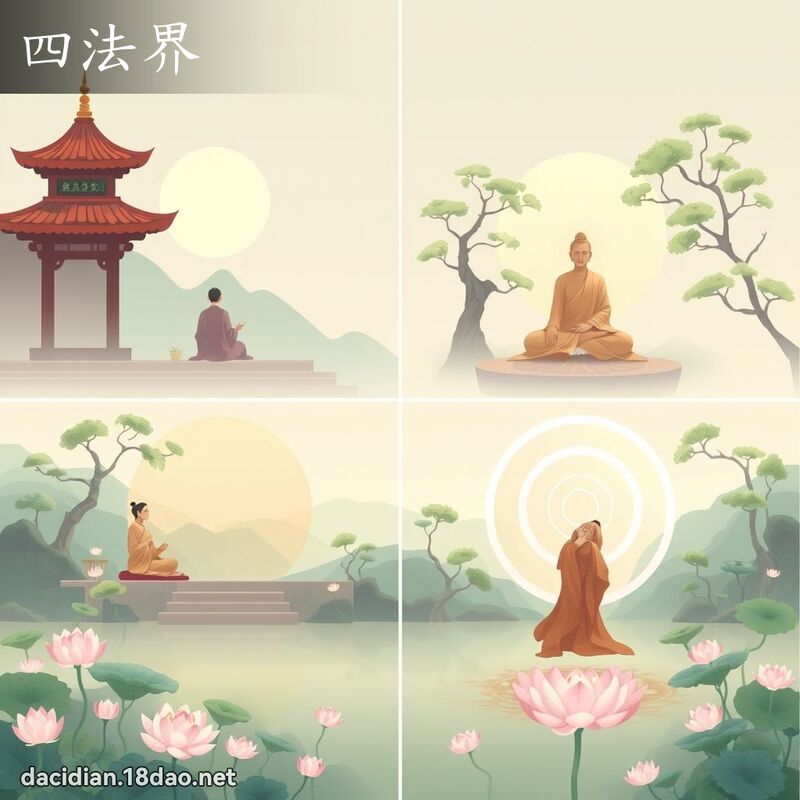 四法界 - 国语大辞典配图