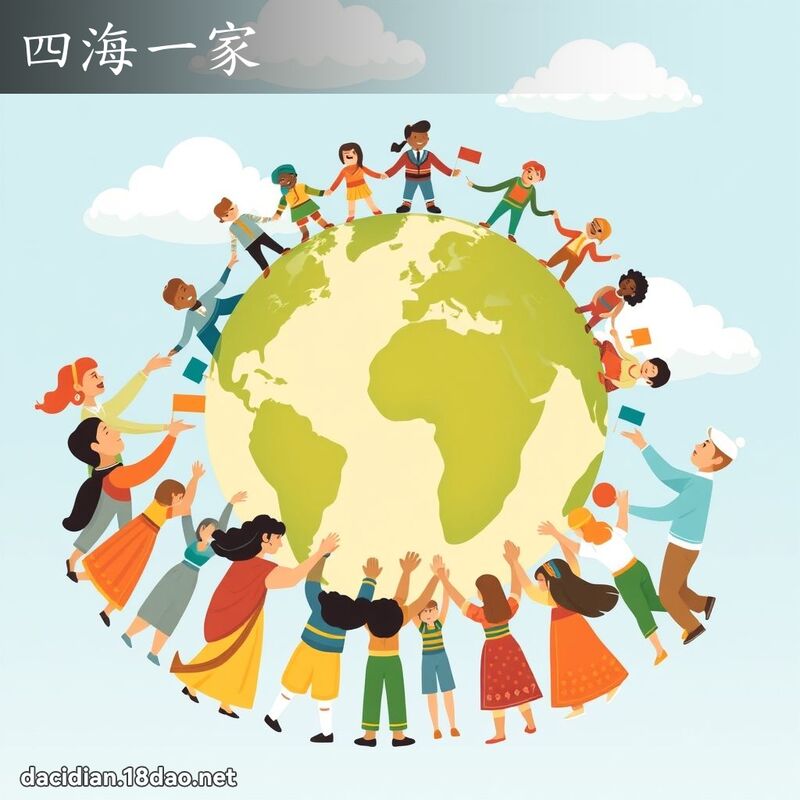 四海一家 - 國語大辭典配圖