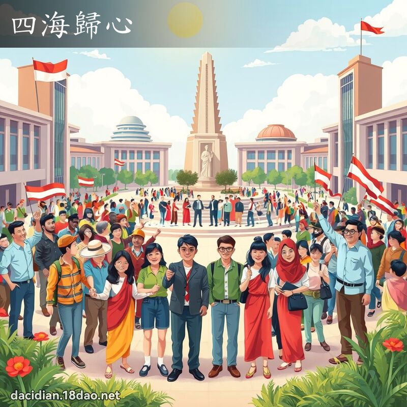 四海歸心 - 國語大辭典配圖