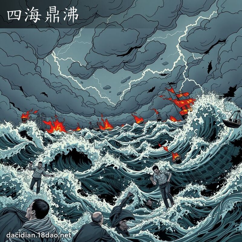 四海鼎沸 - 國語大辭典配圖