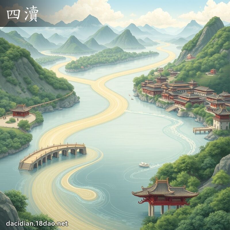 四瀆 - 國語大辭典配圖
