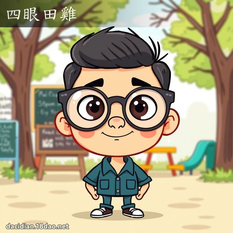 四眼田雞 - 國語大辭典配圖