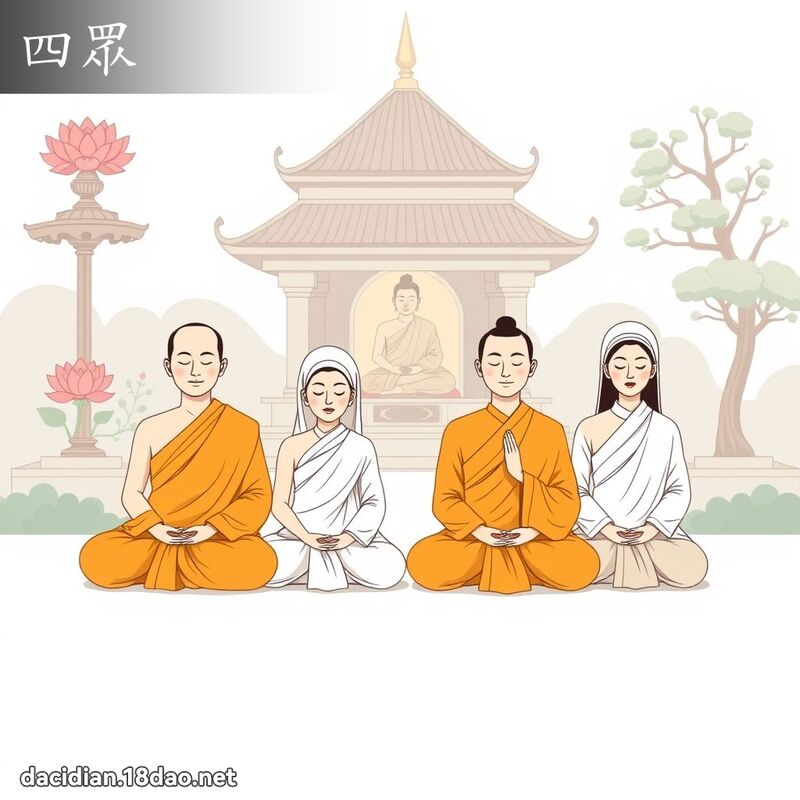 四眾 - 国语大辞典配图