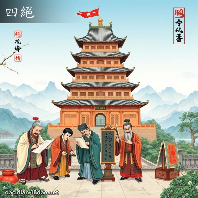 四絕 - 國語大辭典配圖