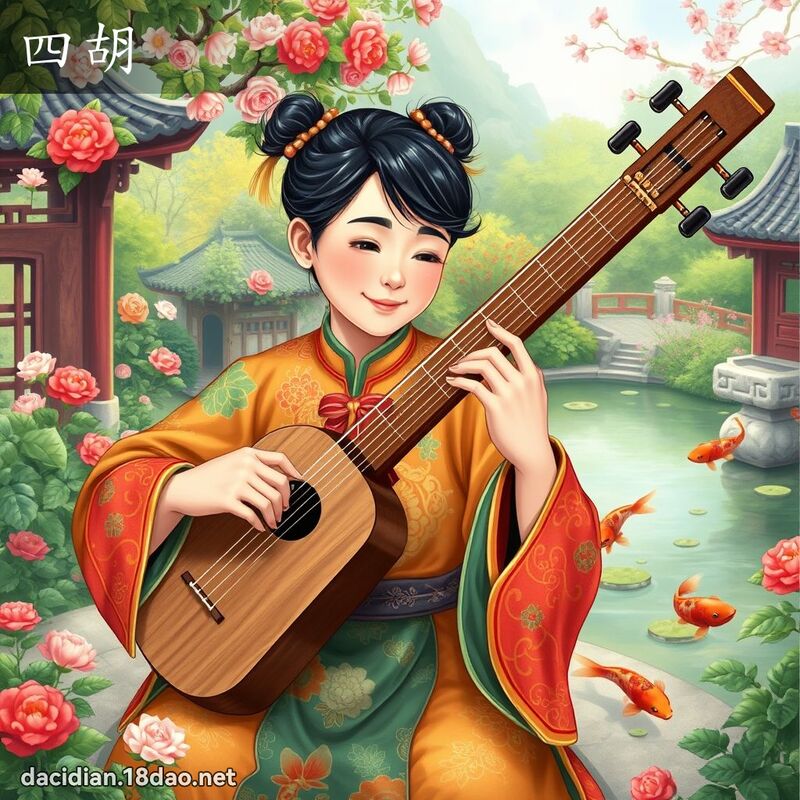 四胡 - 国语大辞典配图