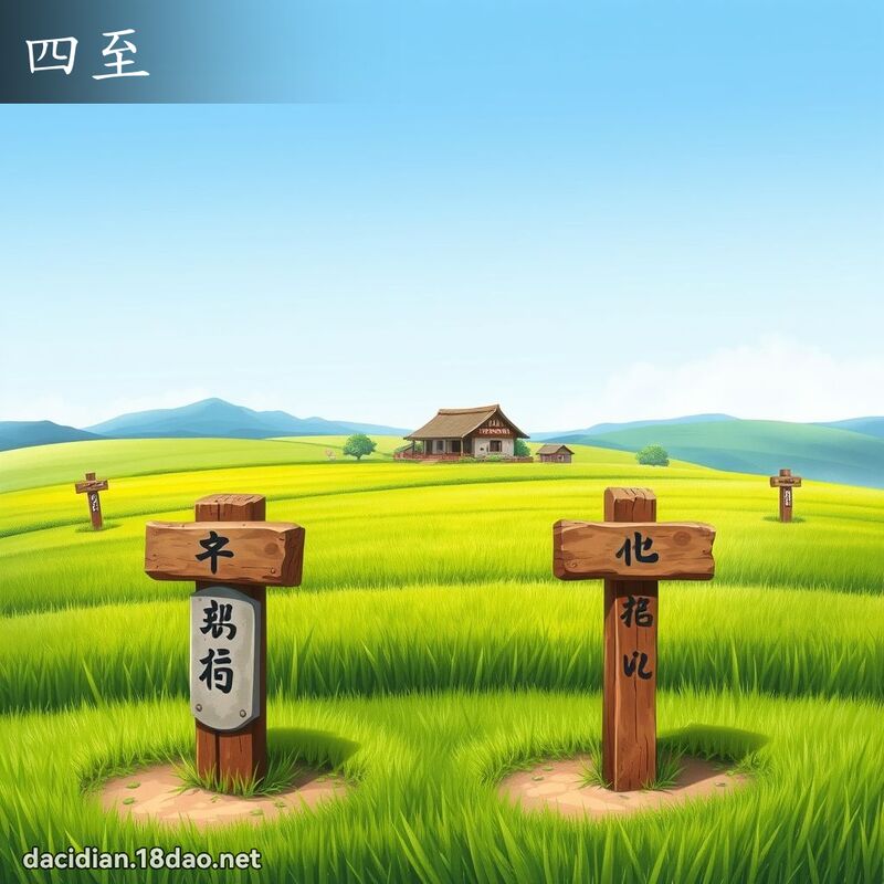 四至 - 国语大辞典配图