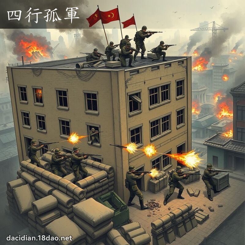 四行孤军 - 国语大辞典配图