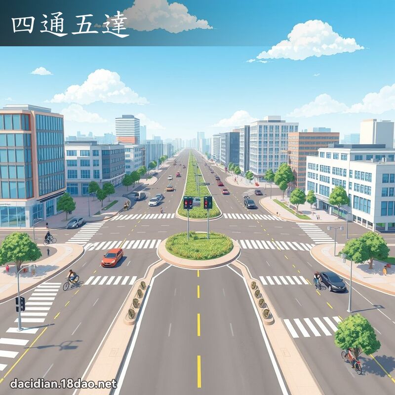 四通五达 - 国语大辞典配图