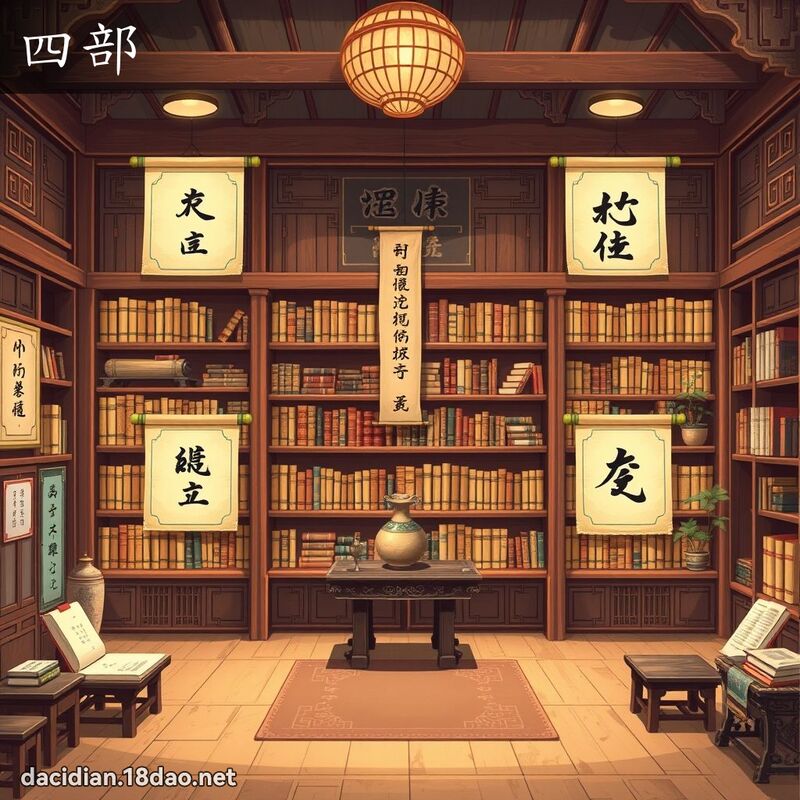四部 - 国语大辞典配图