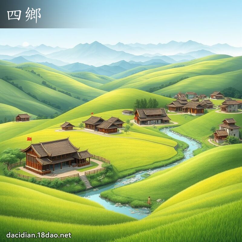 四鄉 - 國語大辭典配圖