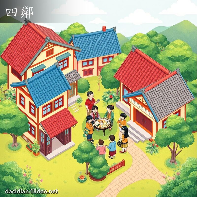 四邻 - 国语大辞典配图