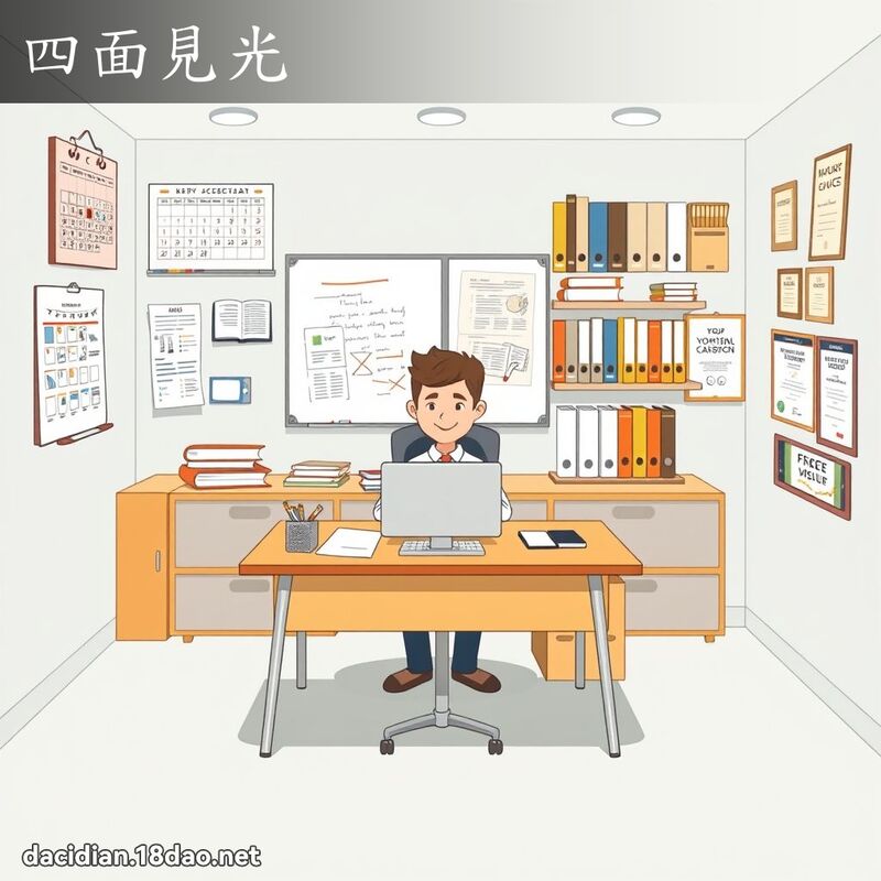 四面見光 - 國語大辭典配圖