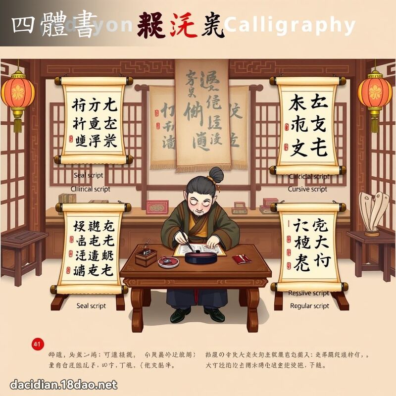 四體書 - 國語大辭典配圖