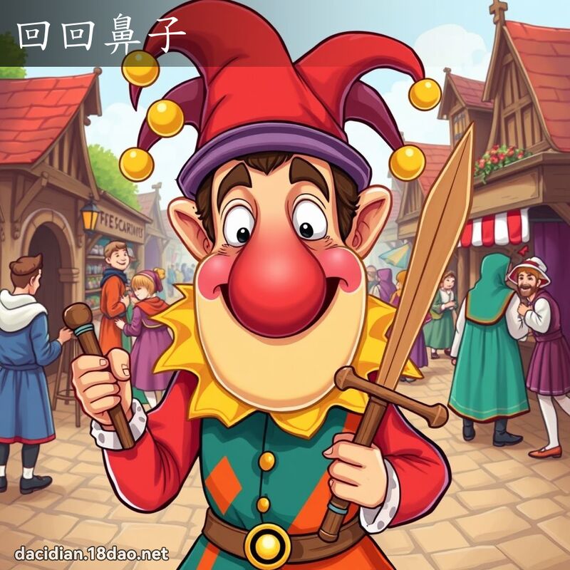 回回鼻子 - 国语大辞典配图