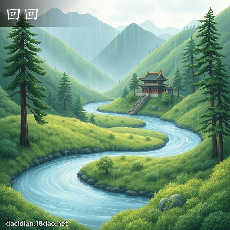 回回 - 國語大辭典配圖