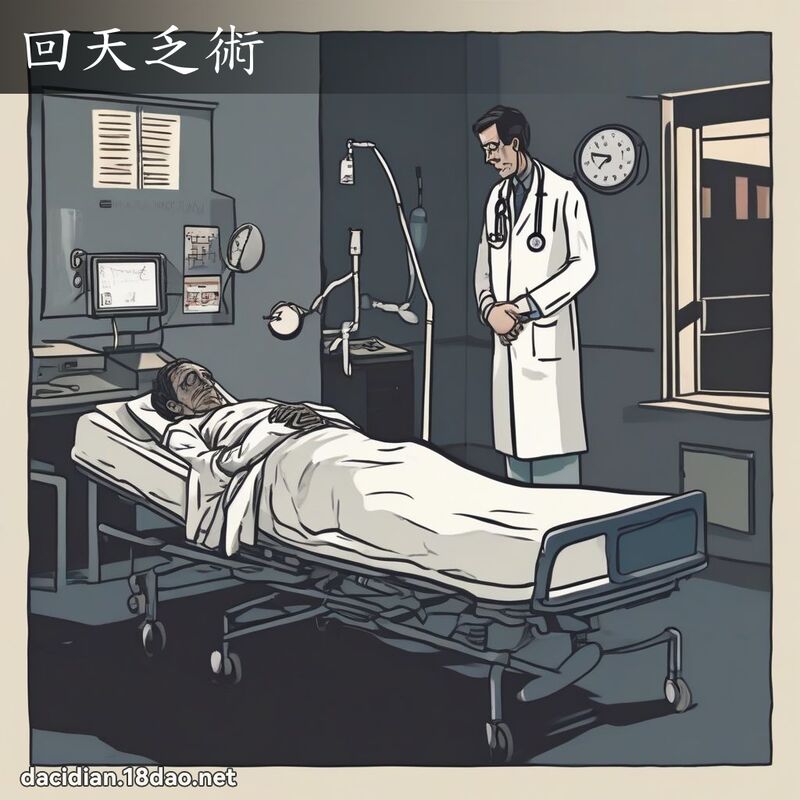 回天乏術 - 國語大辭典配圖