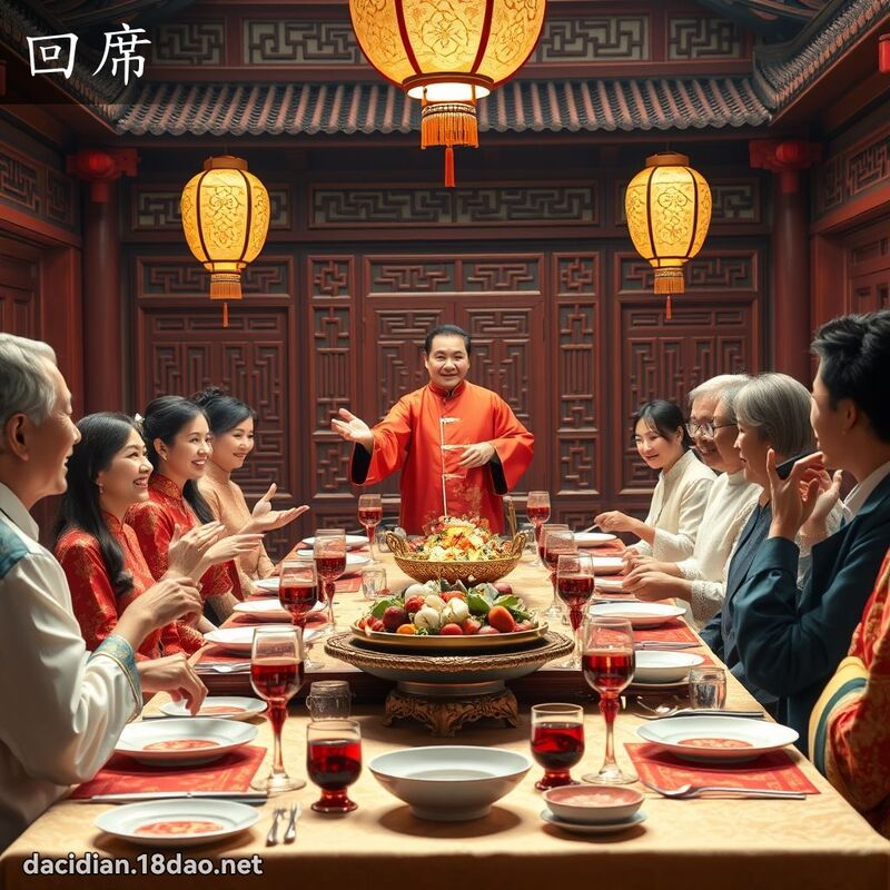 回席 - 国语大辞典配图