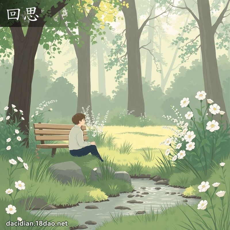 回思 - 國語大辭典配圖